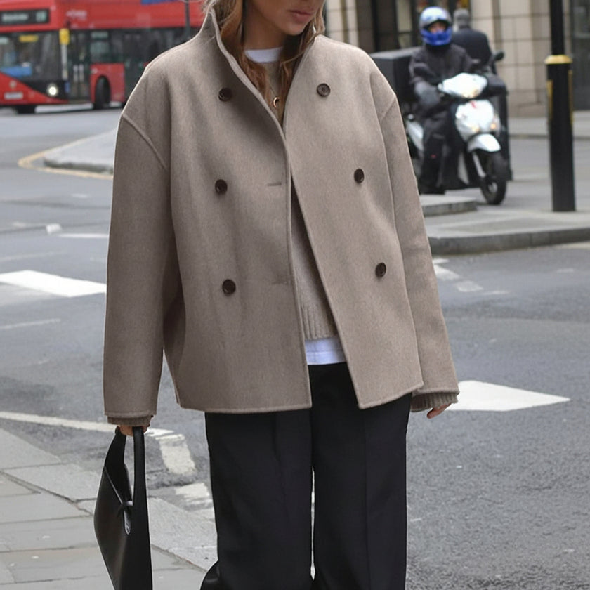 Bianca | Timeless Classic-Chic Double-Breasted Coat