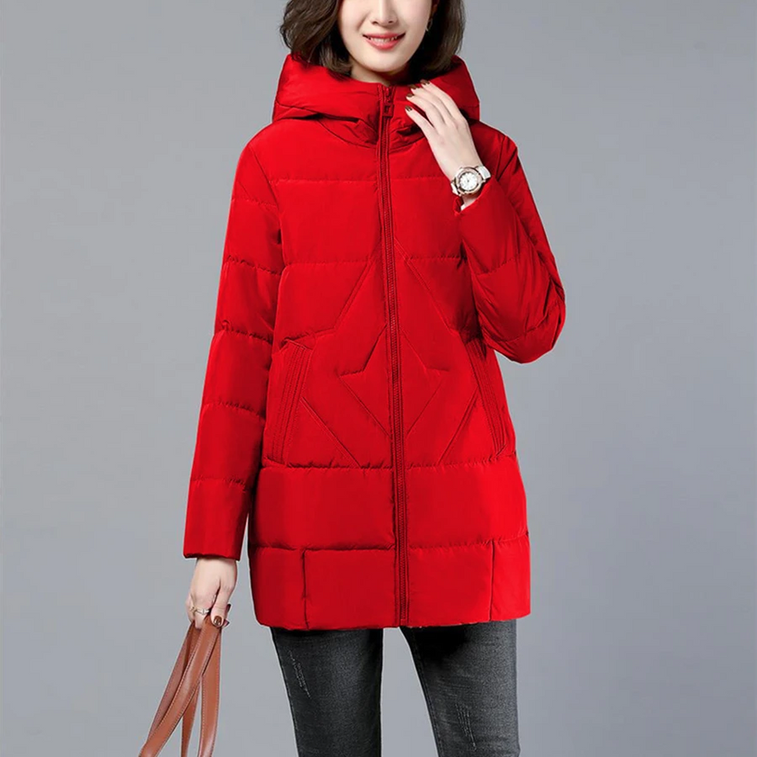 Chloe | Cozy & Warm Hooded Winter Jacket