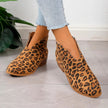 Camille | Leopard-Print Ankle Boots with Zipper – Chic, Easy-On Style