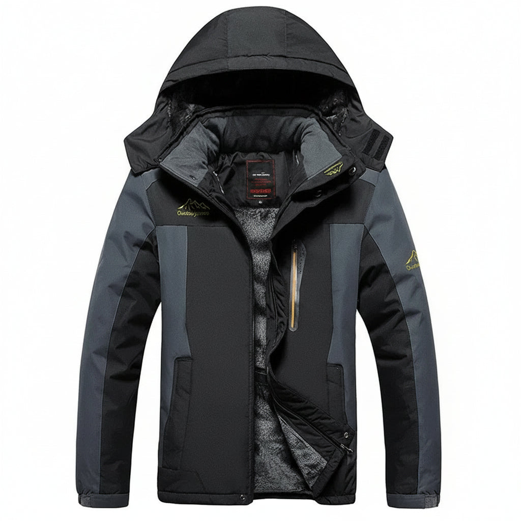 Oliver | Padded Winter Jacket – Warm Hooded Thermal Parka (Windproof & Water-Resistant)