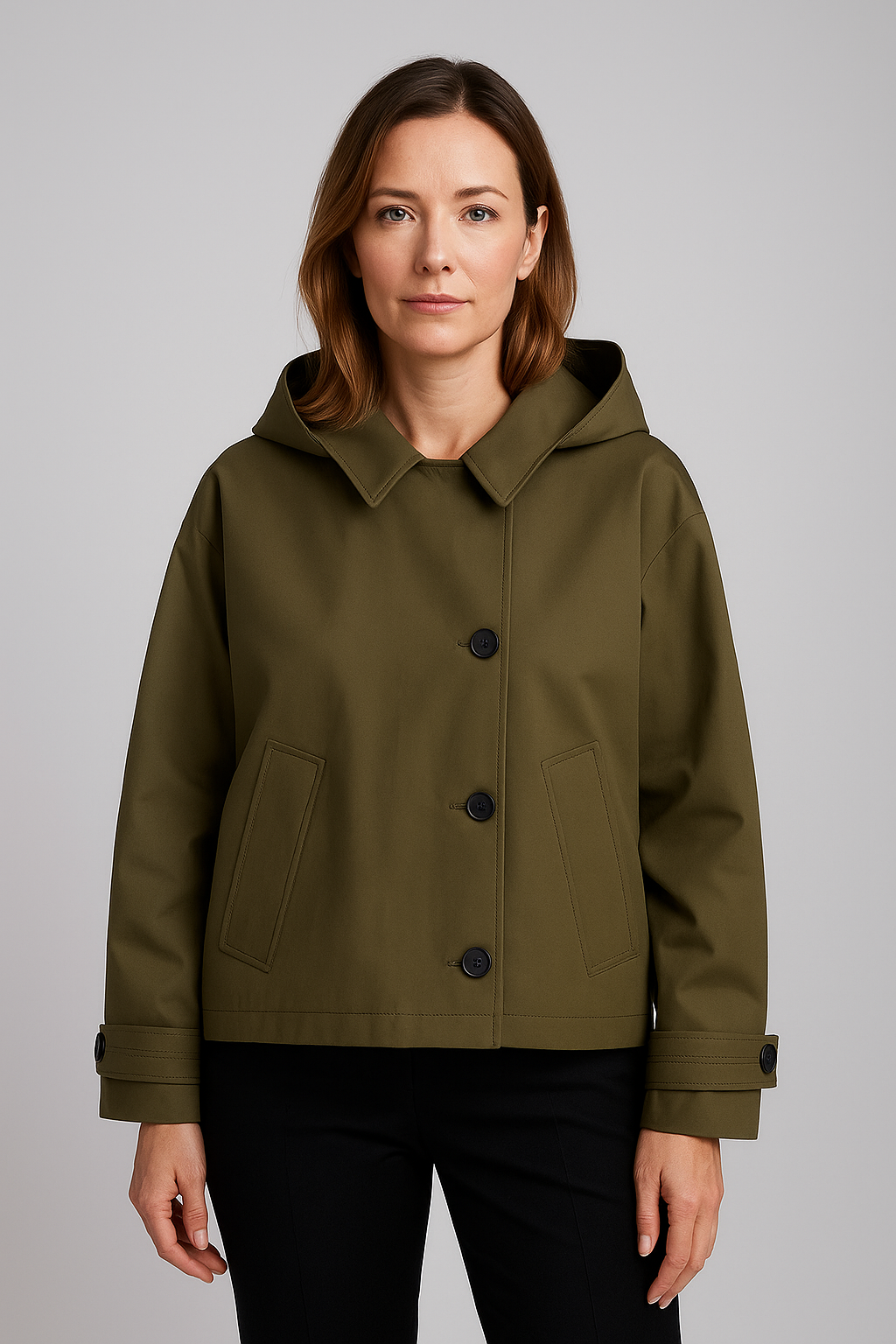 Caroline | Casual Lightweight Waterproof Rain Jacket - Stay Dry in Style