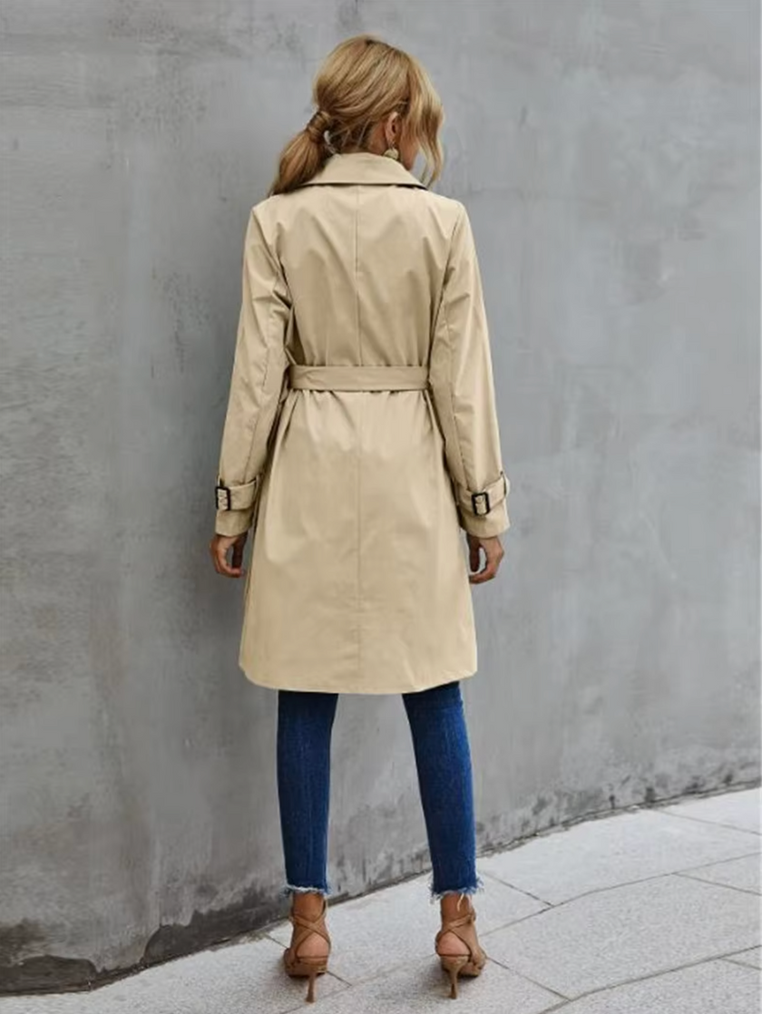 Destiny | Double-Breasted Trench Coat – Timeless Style, Modern Fit