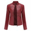 Heather | Classic Zip-Up Biker Jacket – Timeless Style with Modern Edge