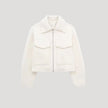 Claire | Cropped Winter Jacket with Zip Front