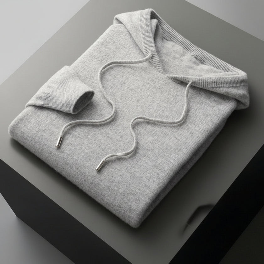 Everyday Essentials | Men's Hoodie with Adjustable Drawstring Fit | Minimalist Design for Effortless Layering