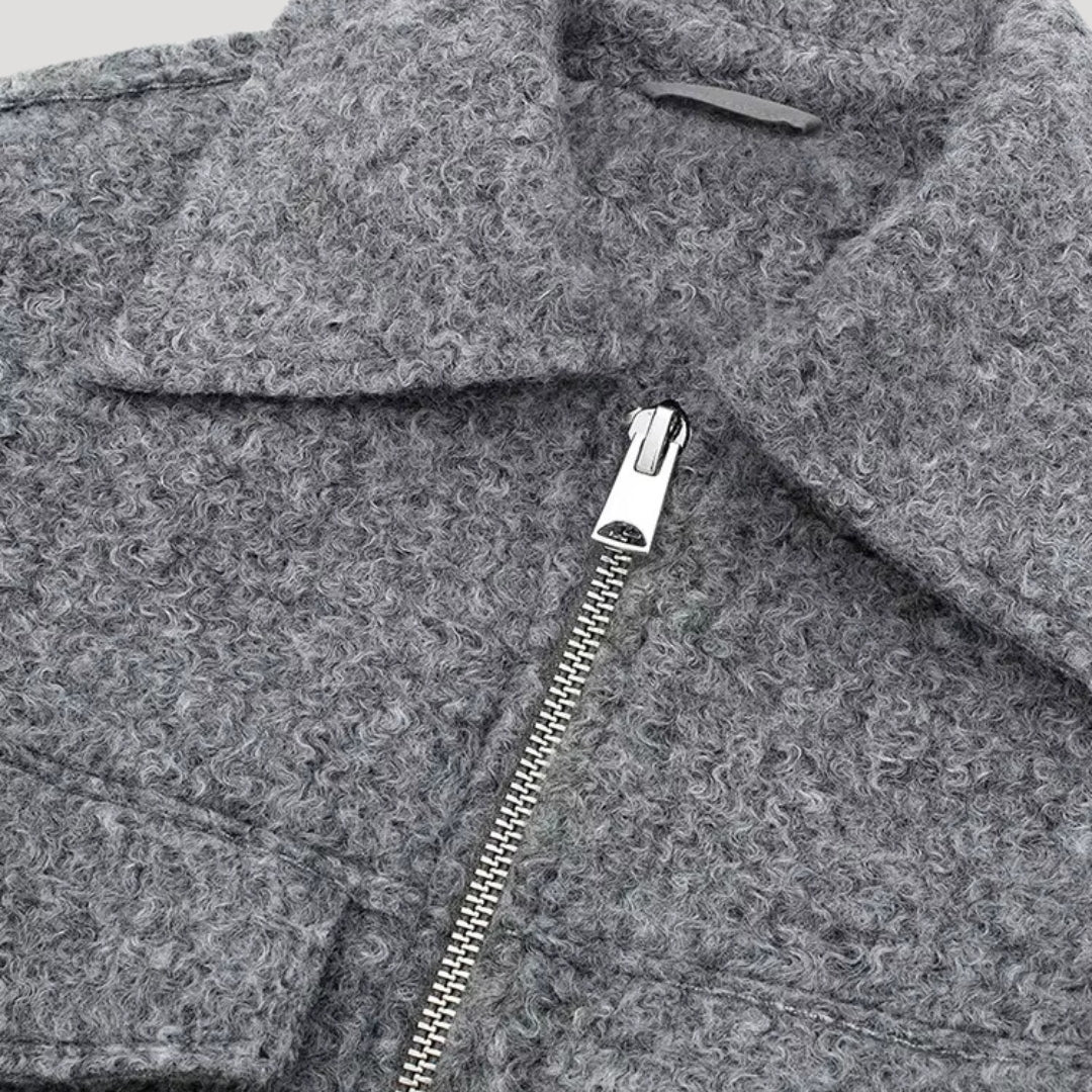 Claire | Cropped Winter Jacket with Zip Front