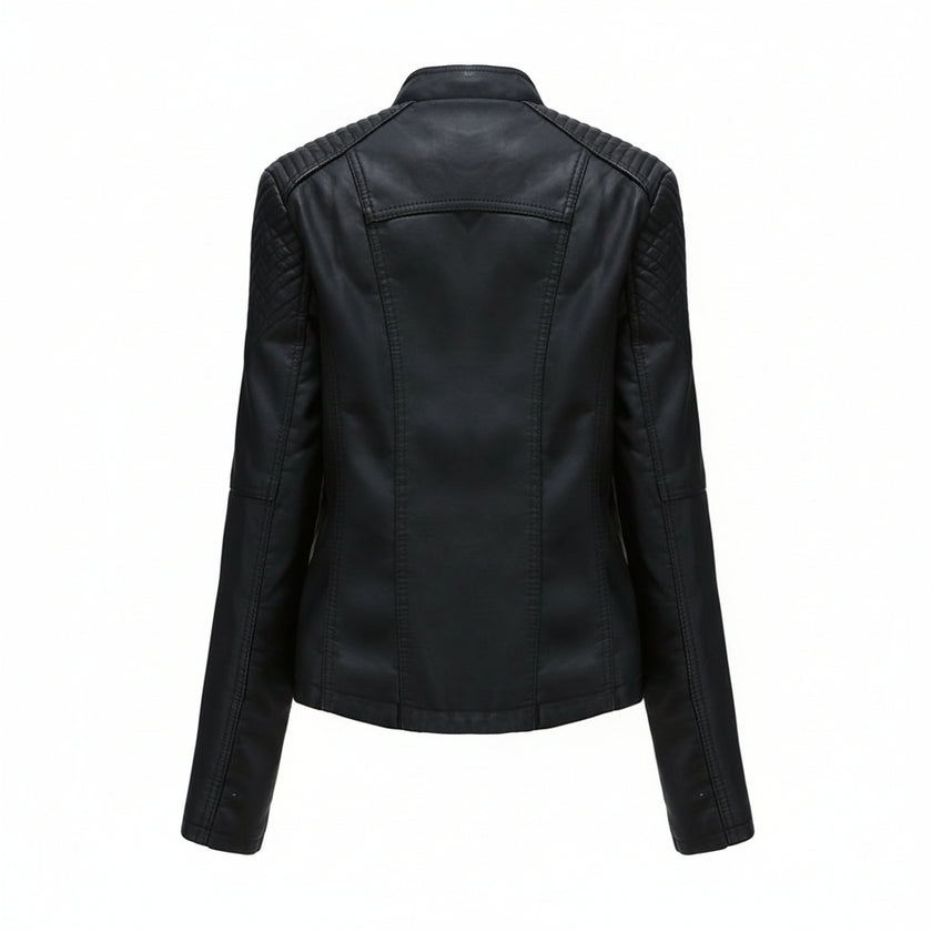 Jasmine | Trendy Zip-Front Jacket - Sleek, Fashion-Forward Outerwear