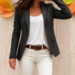 Ava | Tailored Single-Button Office Blazer – Fitted & Professional