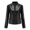 Heather | Classic Zip-Up Biker Jacket – Timeless Style with Modern Edge