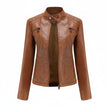 Heather | Classic Zip-Up Biker Jacket – Timeless Style with Modern Edge