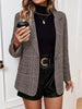 Danielle | Plaid Button-Front Blazer Jacket with Long Sleeves