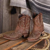 Daisy | Western Embroidered Cowboy Boots - Floral Embroidery & Classic Western Style