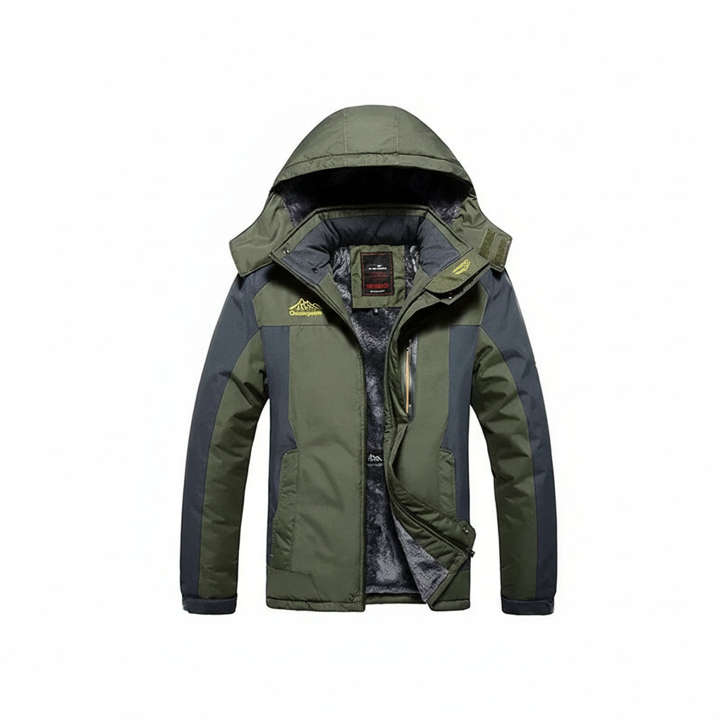Oliver | Padded Winter Jacket – Warm Hooded Thermal Parka (Windproof & Water-Resistant)