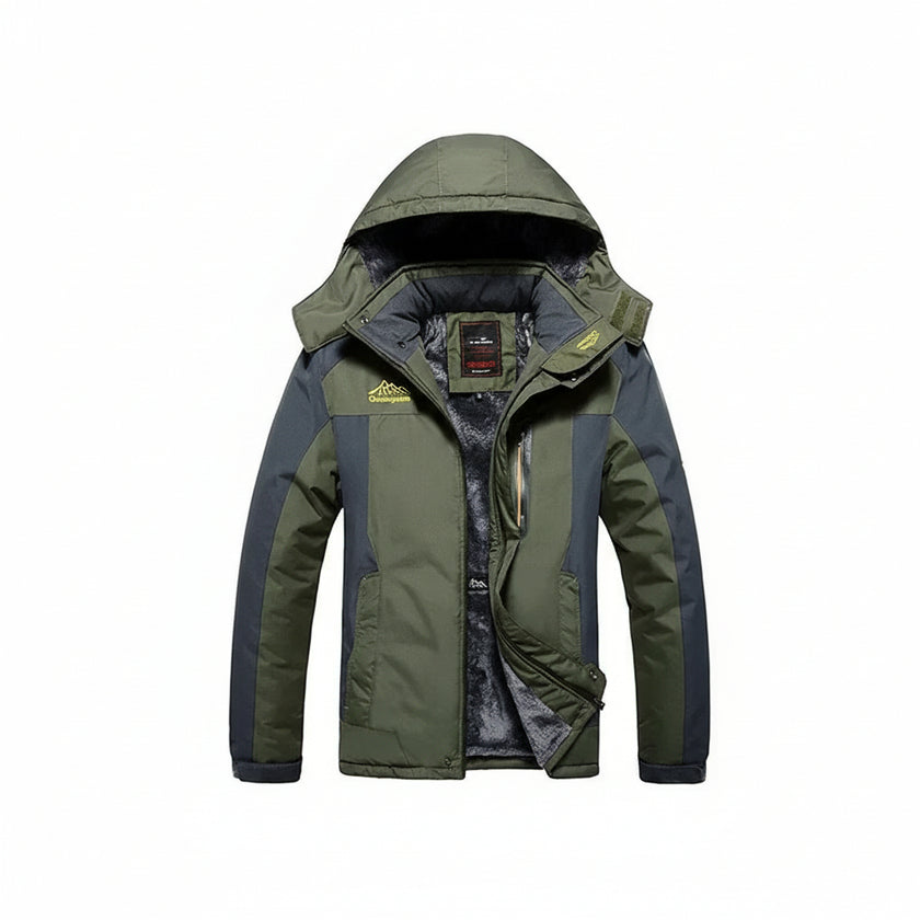 Oliver | Padded Winter Jacket – Warm Hooded Thermal Parka (Windproof & Water-Resistant)