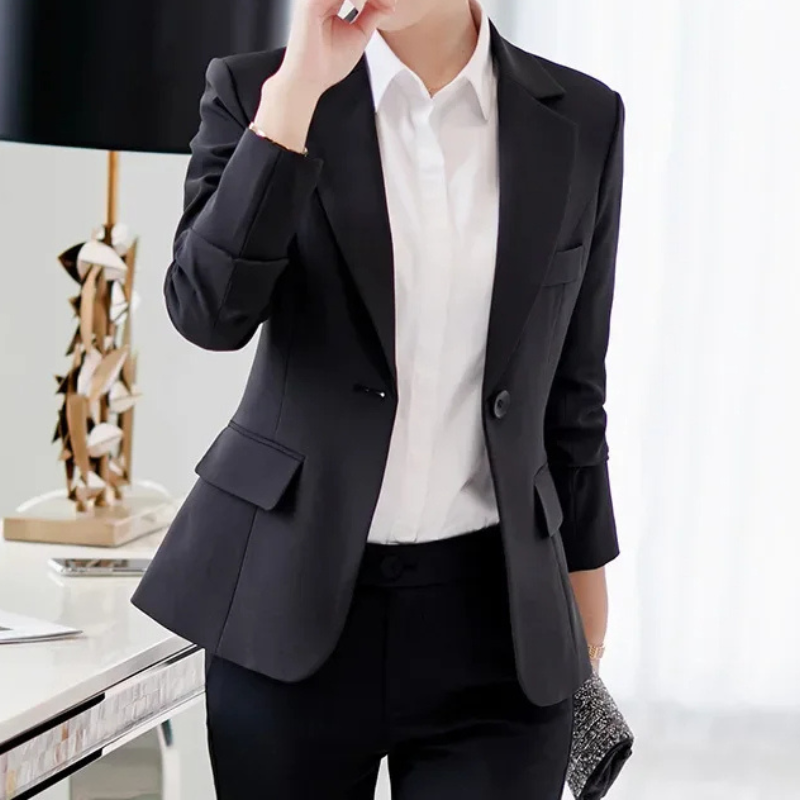 Clara | Tailored Slim-Fit Office Blazer - Sleek, Structured & Office-Ready