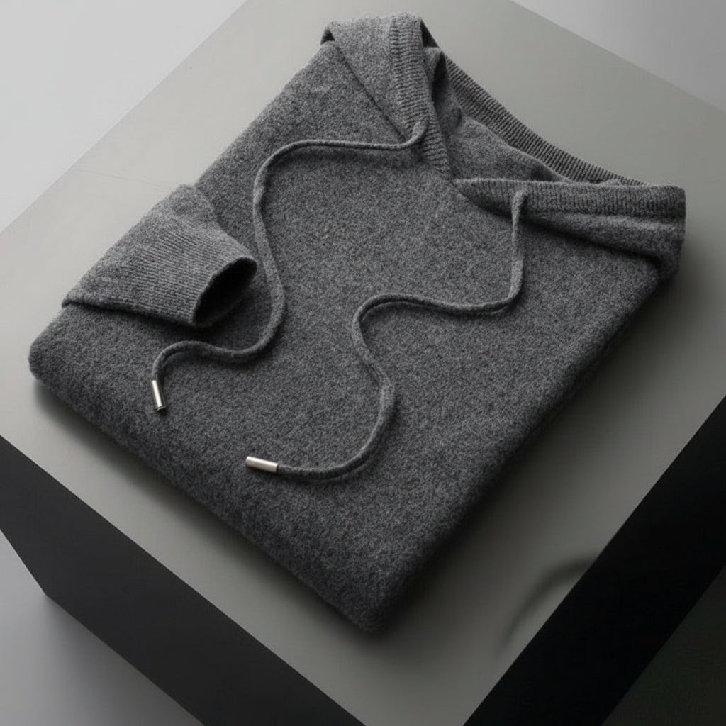 Everyday Essentials | Men's Hoodie with Adjustable Drawstring Fit | Minimalist Design for Effortless Layering