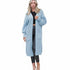 Cassidy | Light Blue Long Cardigan in Soft Baby Alpaca Blend with Balloon Sleeves and Pockets