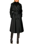 Caitlyn | Elegant Longline Office Trench Coat – Sophisticated, Tailored Outerwear