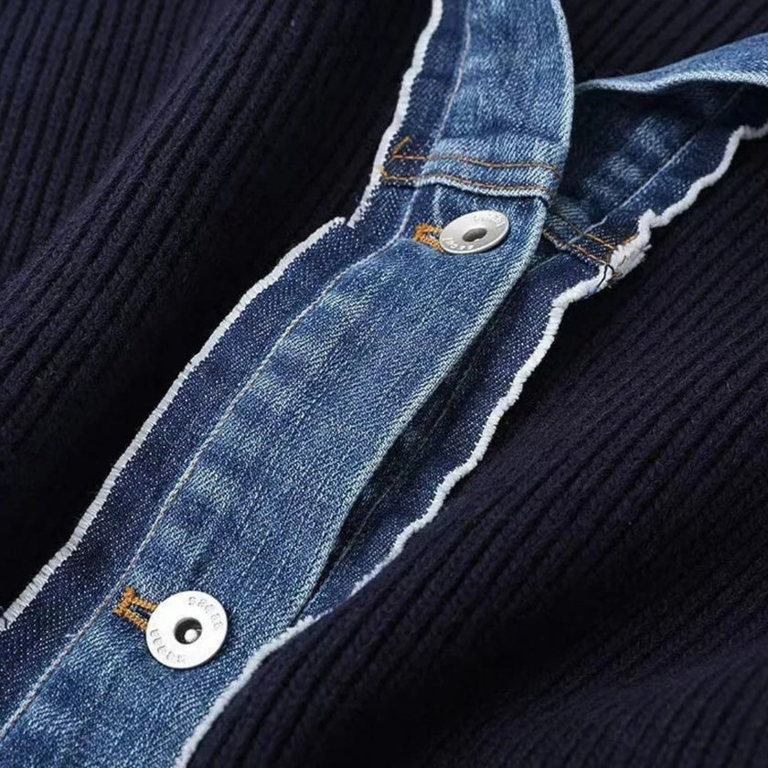 Jocelyn | Spring Layered Button-Front Cardigan Jacket