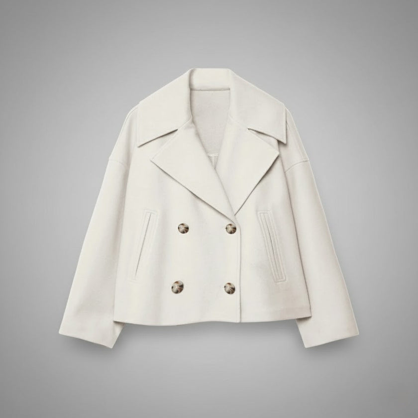 Georgia | Classic Double-Button Short Jacket – Timeless, Chic Everyday Wear