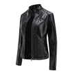 Heather | Classic Zip-Up Biker Jacket – Timeless Style with Modern Edge