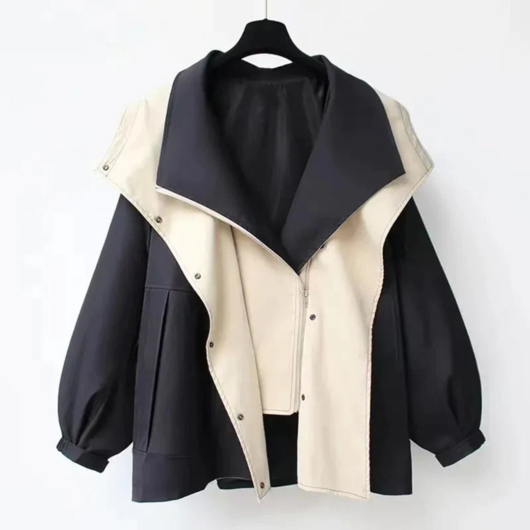 Daisy | Chic Hooded Double-Layer Jacket