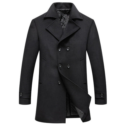 Blend Collection | Men's Overcoat with Slim Fit & Structured Design | Versatile Winter Outerwear for Cold Weather 1