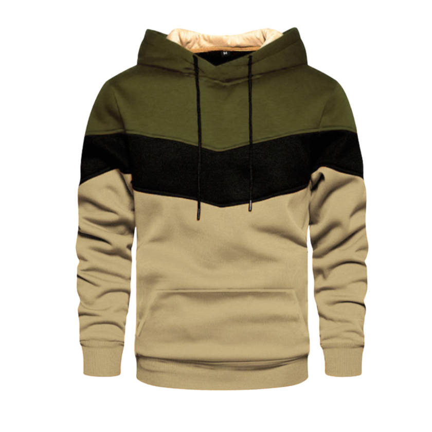 Everyday Essentials | Long Sleeve Hoodie for Men with Adjustable Hood | Comfortable Layering for All Seasons