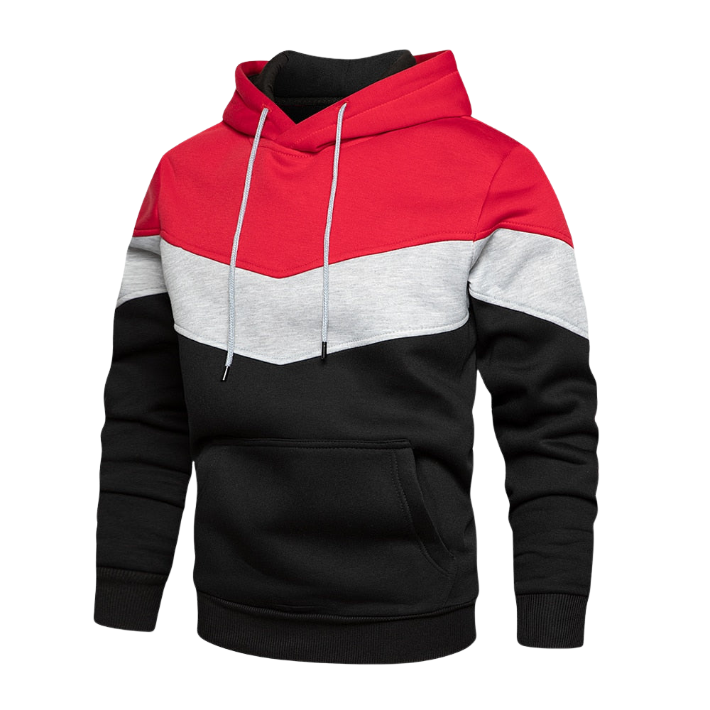 Everyday Essentials | Long Sleeve Hoodie for Men with Adjustable Hood | Comfortable Layering for All Seasons