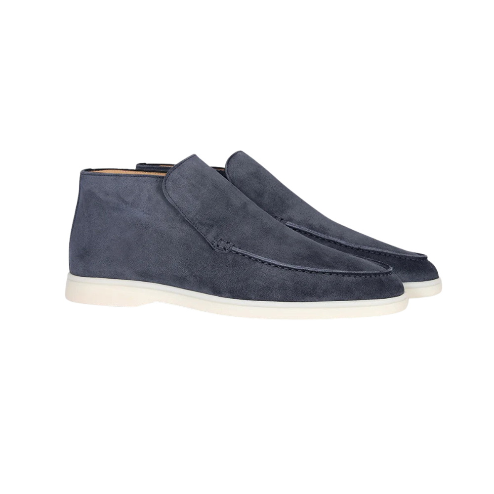 Classic Suede Ankle Boots | Slip-On Design with Moccasin Stitching | Versatile Footwear for Any Occasion