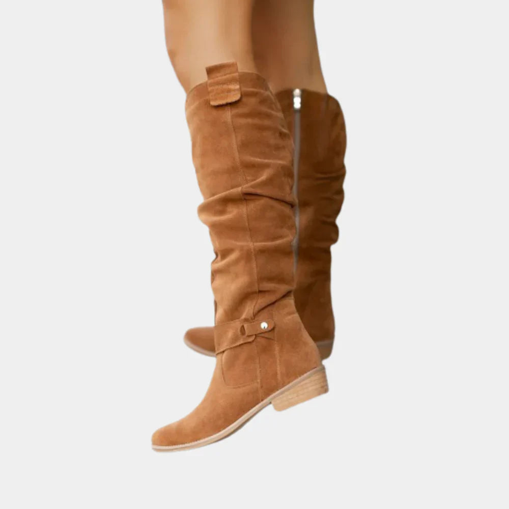 Amelia | Winter Knee-High Zip Boots
