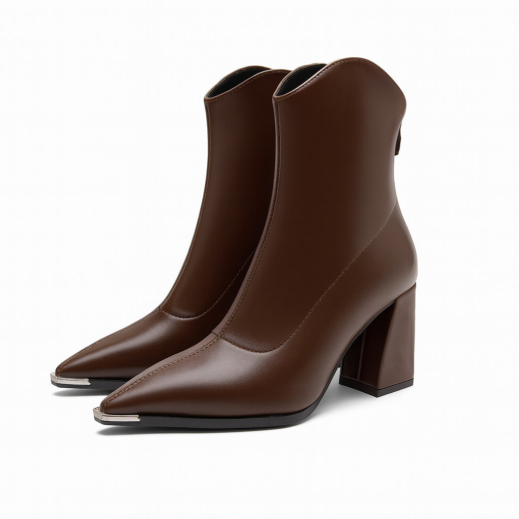 Eleanor | Sophisticated Spring Pointed-Heel Ankle Boots