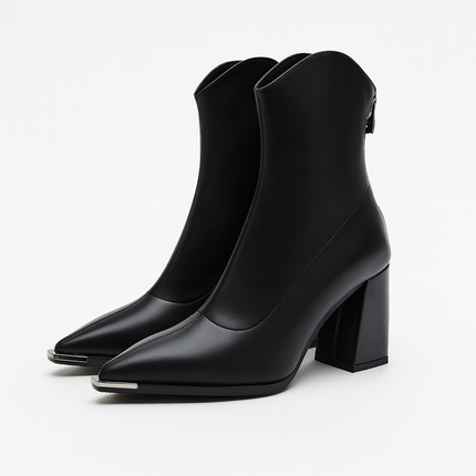 Eleanor | Sophisticated Spring Pointed-Heel Ankle Boots