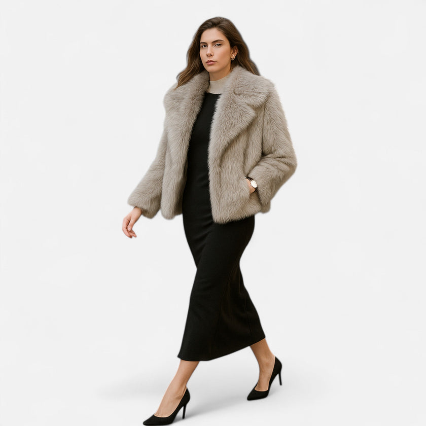 Anna | Chic Faux-Fur Warm Jacket