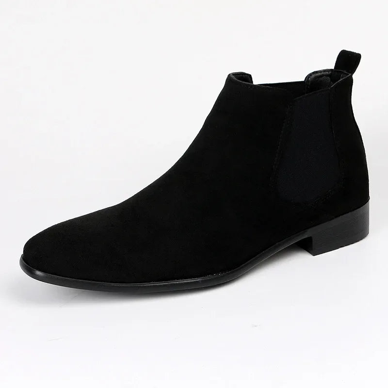 Classic Chelsea | Black Ankle Boots with Elastic Panels | Stylish & Comfortable Footwear for Year-Round Wear 5