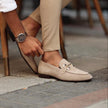Classic Collection | Men's Brown Loafers with Textured Upper | Effortless Comfort for Everyday Wear 2