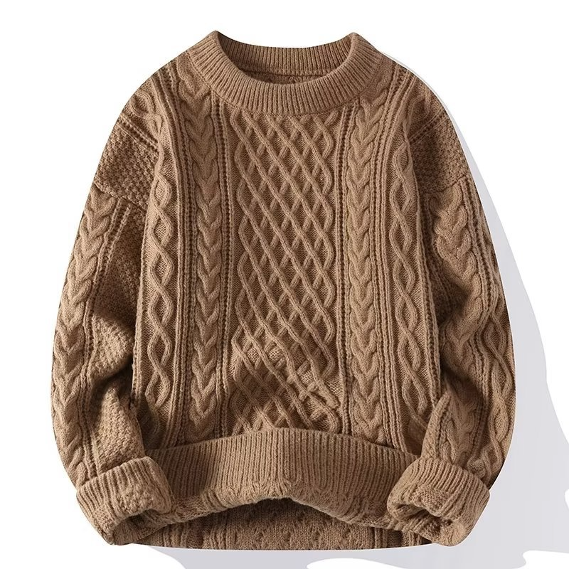 Classic Collection | Men's Sweater with Cable Knit Design | Structured Fit for Seasonal Warmth 2