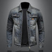 Classic Denim Jacket | Mens Denim Jacket with Textured Finish | Versatile Layer for All Seasons 0