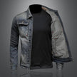 Classic Denim Jacket | Mens Denim Jacket with Textured Finish | Versatile Layer for All Seasons 1