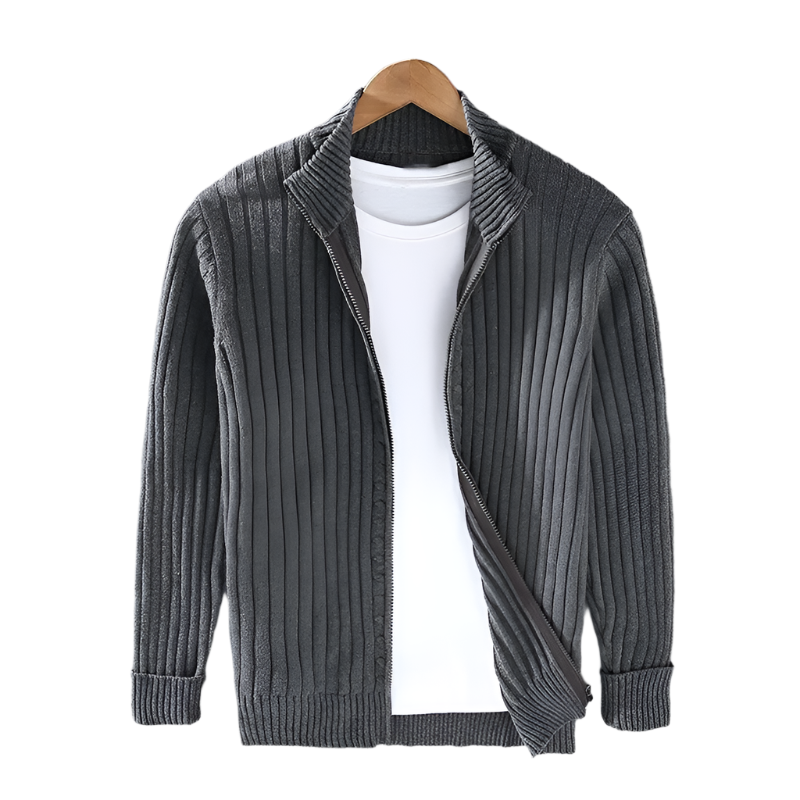 Classic Knit Collection | Men's Cardigan with Full-Zip Closure | Versatile Layering Piece for Year-Round Comfort 2