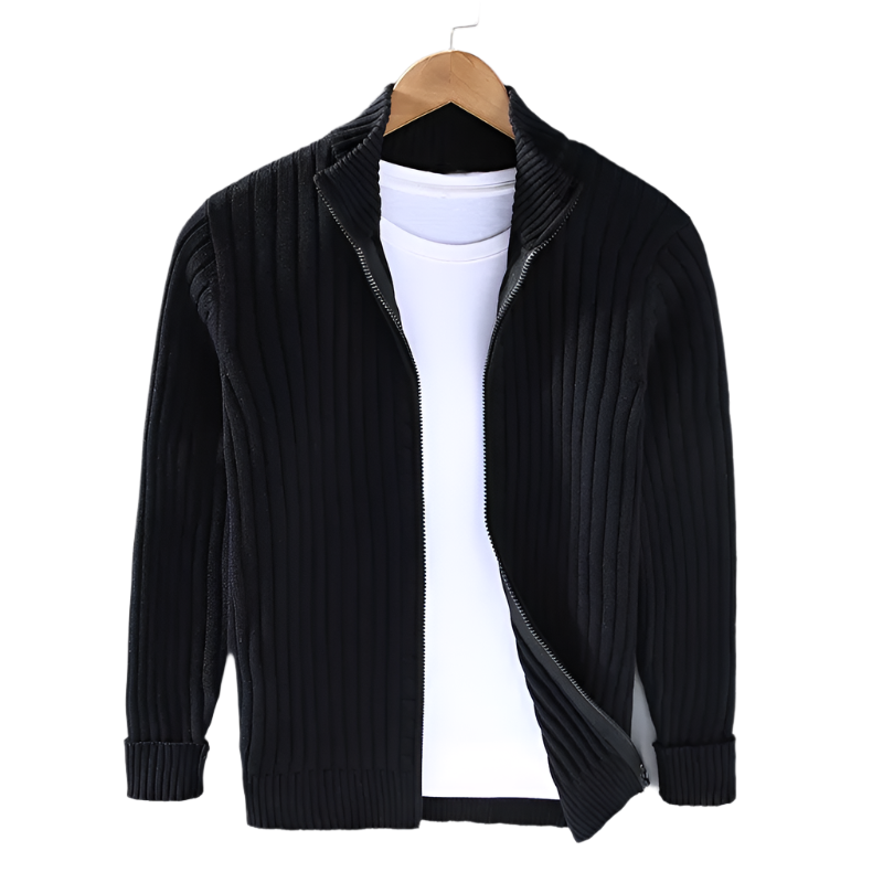 Classic Knit Collection | Men's Cardigan with Full-Zip Closure | Versatile Layering Piece for Year-Round Comfort 3