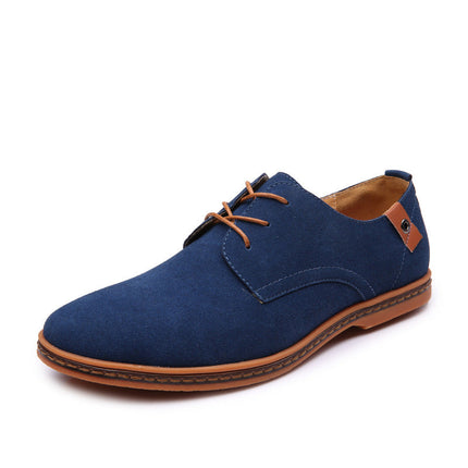 Classic Lace-Up Derby Shoes | Men's Shoes with Suede-Like Upper | Stylish Footwear for Versatile Wear 0