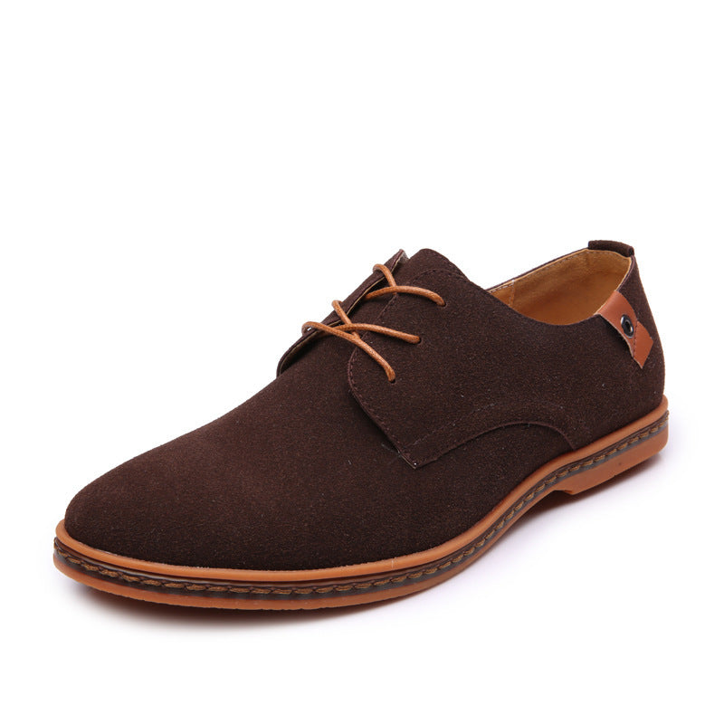 Classic Lace-Up Derby Shoes | Men's Shoes with Suede-Like Upper | Stylish Footwear for Versatile Wear 1
