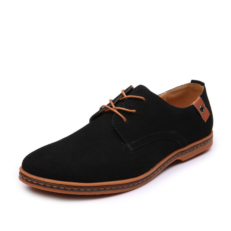 Classic Lace-Up Derby Shoes | Men's Shoes with Suede-Like Upper | Stylish Footwear for Versatile Wear 2