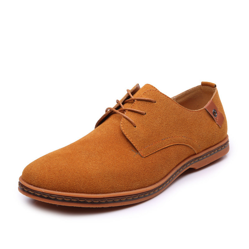 Classic Lace-Up Derby Shoes | Men's Shoes with Suede-Like Upper | Stylish Footwear for Versatile Wear 4