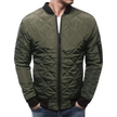 Classic Quilted Bomber Jacket for Men with Ribbed Cuffs | Stylish and Versatile Outerwear 8