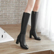 Claire | Knee-High Heeled Boots - Chic, Timeless Style