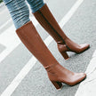 Claire | Knee-High Heeled Boots - Chic, Timeless Style
