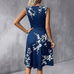 Gabriella Floral V-Neck Midi Dress