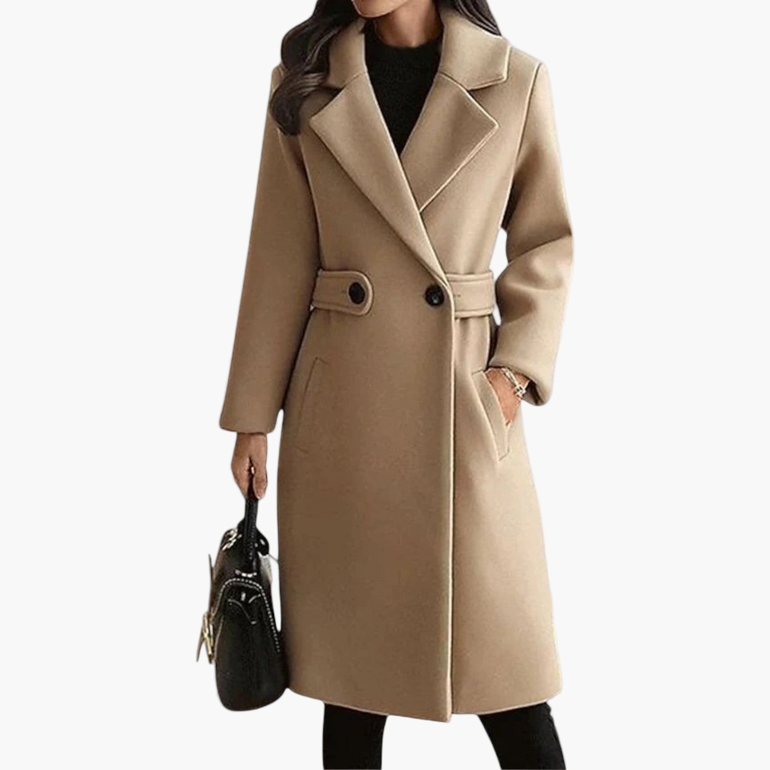 Clara | Chic, Warm, Formal Long Coat - Elegant Winter Outerwear